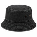 Sombrero pescador talla única de tela vaquera negra - ala corta para uso diario